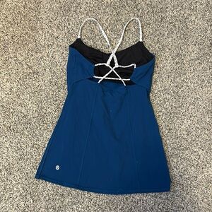 Lululemon Strappy Blue Tank Small